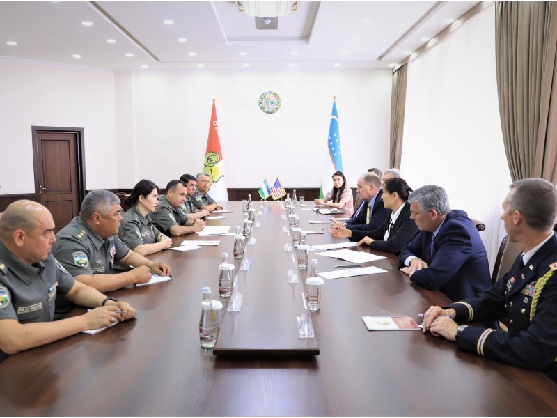 Uzbekistan cooperates with the USA on the training of military personnel