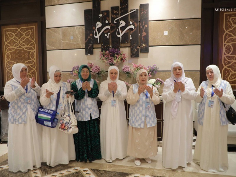 The first Uzbek Hajj pilgrims arrive in Madinah after a two-year break
