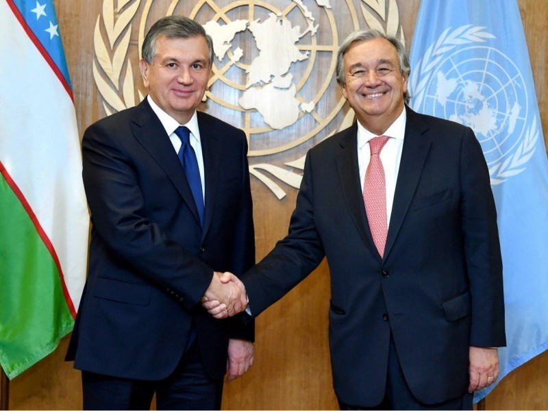 Shavkat Mirziyoyev's initiative is approved by the UN