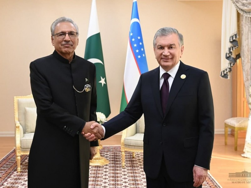 Mirziyoyev congratulated the President and Prime Minister of Pakistan