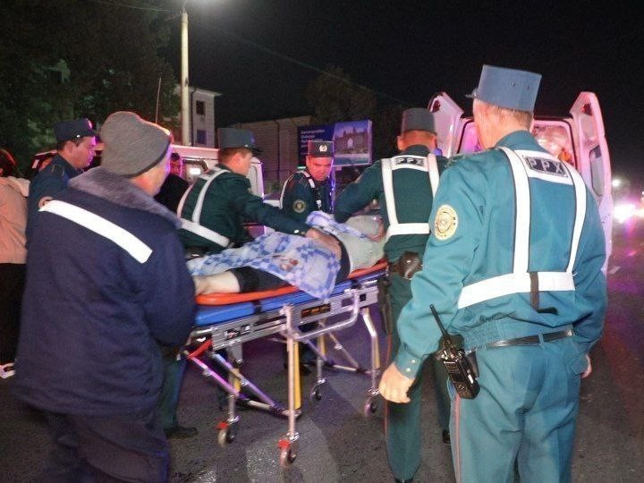 In Samarkand a pedestrian was the victim of an accident