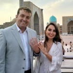 A couple from the USA gets married in Registan